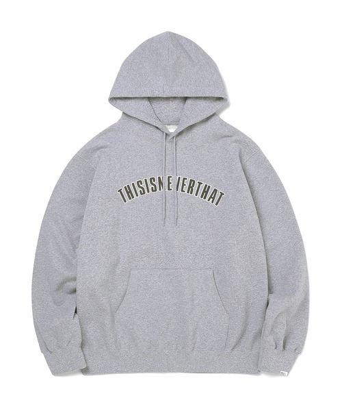thisisneverthat(ディスイズネバーザット)の「NEW ARC HOODED SWEATSHIRT(パーカー・メンズ・ブラック/ネイビー/グレー/イエロー系その他・S/M/L/XL)」の2枚目の写真