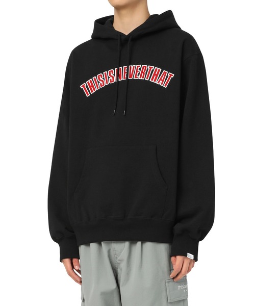 thisisneverthat(ディスイズネバーザット)の「NEW ARC HOODED SWEATSHIRT(パーカー・メンズ・ブラック/ネイビー/グレー/イエロー系その他・S/M/L/XL)」の17枚目の写真