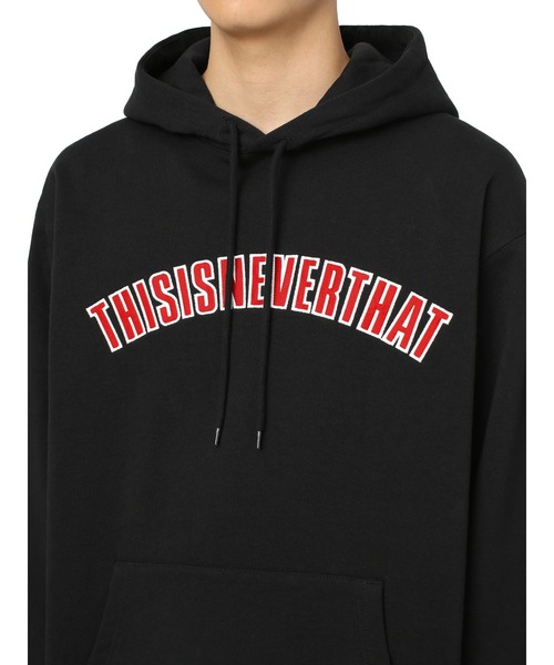 thisisneverthat(ディスイズネバーザット)の「NEW ARC HOODED SWEATSHIRT(パーカー・メンズ・ブラック/ネイビー/グレー/イエロー系その他・S/M/L/XL)」の13枚目の写真