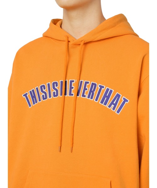 thisisneverthat(ディスイズネバーザット)の「NEW ARC HOODED SWEATSHIRT(パーカー・メンズ・ブラック/ネイビー/グレー/イエロー系その他・S/M/L/XL)」の16枚目の写真