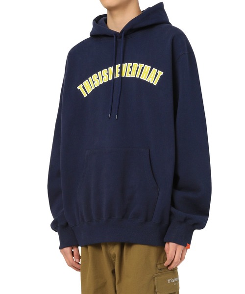 thisisneverthat(ディスイズネバーザット)の「NEW ARC HOODED SWEATSHIRT(パーカー・メンズ・ブラック/ネイビー/グレー/イエロー系その他・S/M/L/XL)」の19枚目の写真