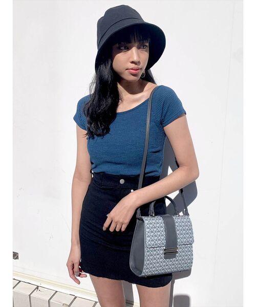 EMODA(エモダ)の「モノグラムハンドルバッグ(ハンドバッグ・レディース・ブラック/ブラウン・FREE)」の18枚目の写真