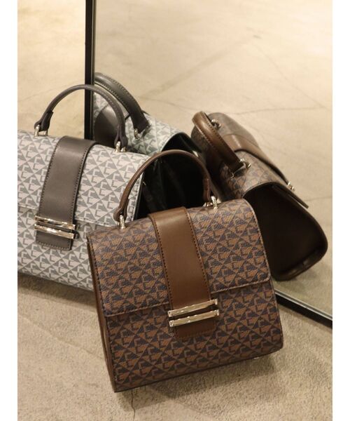 EMODA(エモダ)の「モノグラムハンドルバッグ(ハンドバッグ・レディース・ブラック/ブラウン・FREE)」の7枚目の写真