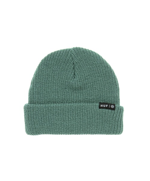 HUF（ハフ）の「ESSENTIALS USUAL BEANIE  HUF ハフ ビーニー ニットキャップ（ニットキャップ/ビーニー・メンズ・ヘザーグレー/セージグリーン/ライトブルー/ブラック/バイオレット/オリーブ/ブラック系1・O/S）」の6枚目の写真