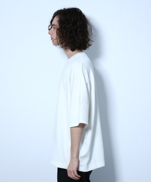 HARE（ハレ）の「ドルマンカットソー(HARE)（Tシャツ/カットソー・メンズ・オフホワイト/ブラック/ブルー/グレー/ブラウン/グリーン・FREE）」の21枚目の写真