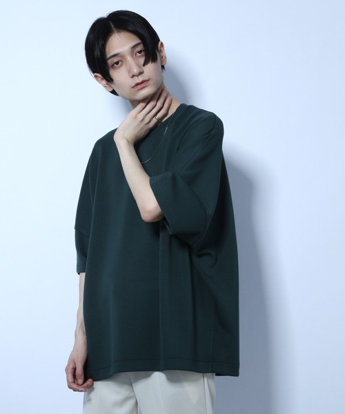 HARE（ハレ）の「ドルマンカットソー(HARE)（Tシャツ/カットソー・メンズ・オフホワイト/ブラック/ブルー/グレー/ブラウン/グリーン・FREE）」の11枚目の写真