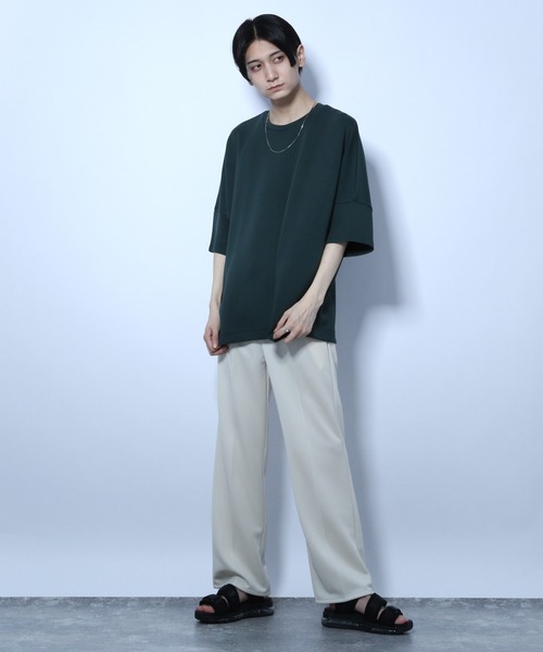 HARE（ハレ）の「ドルマンカットソー(HARE)（Tシャツ/カットソー・メンズ・オフホワイト/ブラック/ブルー/グレー/ブラウン/グリーン・FREE）」の10枚目の写真