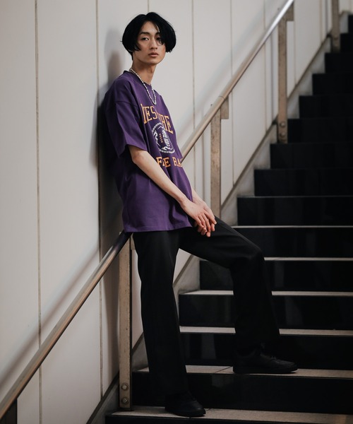 PBLIM（ページボーイリム）の「【PAGEBOYLIM】カンジカレッジT（Tシャツ/カットソー・レディース・パープル/オフホワイト/グリーン・MEDIUM/LARGE）」の14枚目の写真