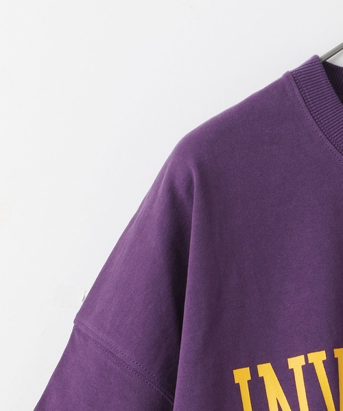 PBLIM（ページボーイリム）の「【PAGEBOYLIM】カンジカレッジT（Tシャツ/カットソー・レディース・パープル/オフホワイト/グリーン・MEDIUM/LARGE）」の19枚目の写真