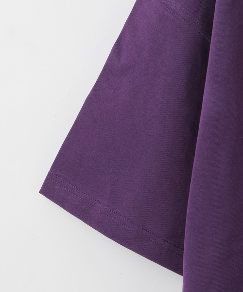 PBLIM（ページボーイリム）の「【PAGEBOYLIM】カンジカレッジT（Tシャツ/カットソー・レディース・パープル/オフホワイト/グリーン・MEDIUM/LARGE）」の21枚目の写真