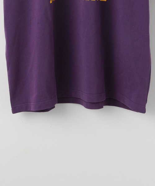 PBLIM（ページボーイリム）の「【PAGEBOYLIM】カンジカレッジT（Tシャツ/カットソー・レディース・パープル/オフホワイト/グリーン・MEDIUM/LARGE）」の22枚目の写真
