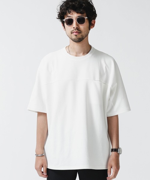 NANO universe（ナノユニバース）の「ポンチドルマンビッグＴシャツ（Tシャツ/カットソー・メンズ・トップグレー/ブラック/ホワイト・L/M/S）」の13枚目の写真