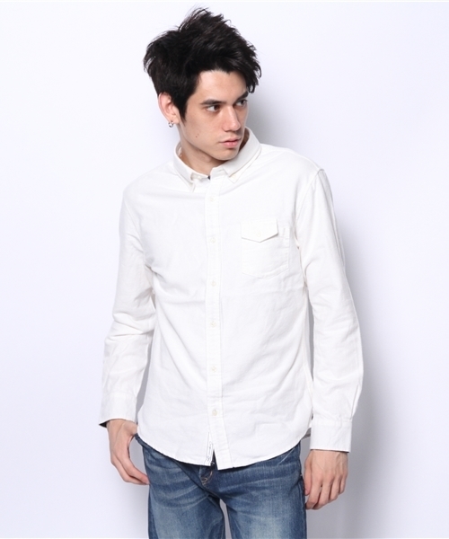 CIAOPANIC TYPY（チャオパニックティピー）の「起毛フランネルボタンダウン（シャツ/ブラウス・メンズ・ネイビー/ワインレッド/マスタード/ホワイト・SMALL/MEDIUM/LARGE）」の17枚目の写真