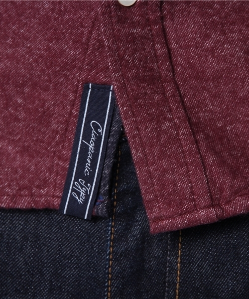 CIAOPANIC TYPY（チャオパニックティピー）の「起毛フランネルボタンダウン（シャツ/ブラウス・メンズ・ネイビー/ワインレッド/マスタード/ホワイト・SMALL/MEDIUM/LARGE）」の9枚目の写真