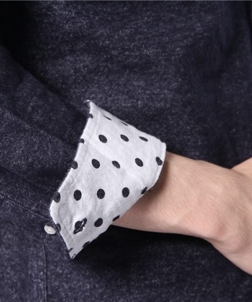 CIAOPANIC TYPY（チャオパニックティピー）の「起毛フランネルボタンダウン（シャツ/ブラウス・メンズ・ネイビー/ワインレッド/マスタード/ホワイト・SMALL/MEDIUM/LARGE）」の13枚目の写真