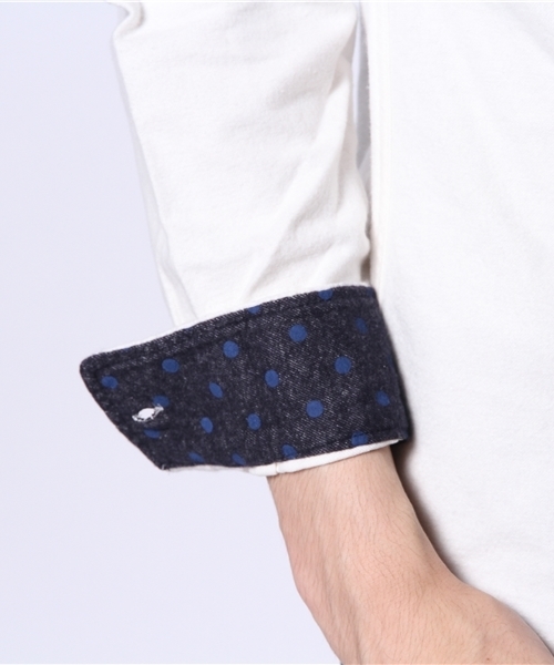 CIAOPANIC TYPY（チャオパニックティピー）の「起毛フランネルボタンダウン（シャツ/ブラウス・メンズ・ネイビー/ワインレッド/マスタード/ホワイト・SMALL/MEDIUM/LARGE）」の14枚目の写真