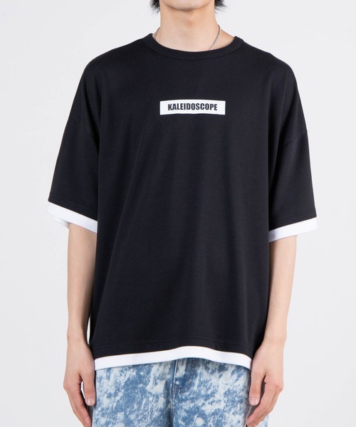 WEGO（ウィゴー）の「WEGO/バンダナプリントレイヤードビックシルエット半袖Tシャツ（Tシャツ/カットソー・メンズ・ホワイト/ブラック/イエロー・MEDIUM/LARGE）」の20枚目の写真