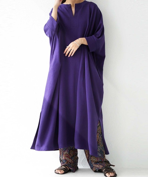 antiqua（アンティカ）の「一枚で決まる。カフタンワンピース（ワンピース・レディース・ブラック/ネイビー/ライム/パープル系その他・FREE）」の21枚目の写真