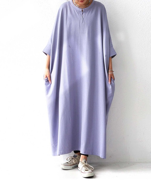 antiqua（アンティカ）の「一枚で決まる。カフタンワンピース（ワンピース・レディース・ブラック/ネイビー/ライム/パープル系その他・FREE）」の18枚目の写真