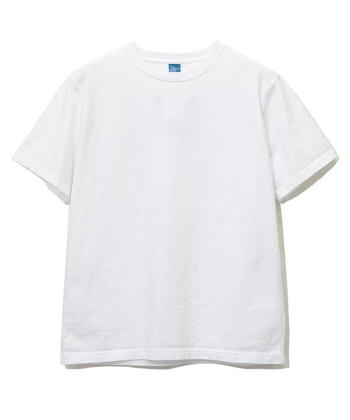 Good On（グッドオン）の「Good On/グッドオン　S/S HEAVY CREW TEE（Tシャツ/カットソー・メンズ・ホワイト/ブラック/マスタード/コーラルピンク/グリーン系その他/ブルー系その他/ダークパープル/ライトブルー・MEDIUM/LARGE/X-LARGE）」の2枚目の写真