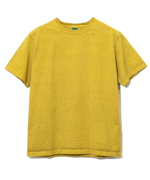 Good On（グッドオン）の「Good On/グッドオン　S/S HEAVY CREW TEE（Tシャツ/カットソー・メンズ・ホワイト/ブラック/マスタード/コーラルピンク/グリーン系その他/ブルー系その他/ダークパープル/ライトブルー・MEDIUM/LARGE/X-LARGE）」の7枚目の写真