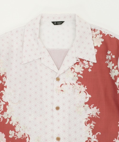 axes femme(アクシーズファム)の「和柄mixハワイアンシャツ(シャツ/ブラウス・メンズ・オレンジ/ブルー・MEDIUM/LARGE)」の17枚目の写真