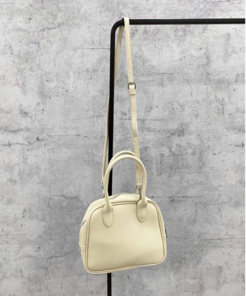 PairPair(ペアペア)の「2WAYボストンバッグ(ボストンバッグ・レディース・ブラック/アイボリー/モカ・FREE)」の6枚目の写真