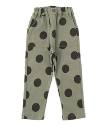 DILASH | ドット柄スーパーストレッチテーパードパンツ(その他パンツ)