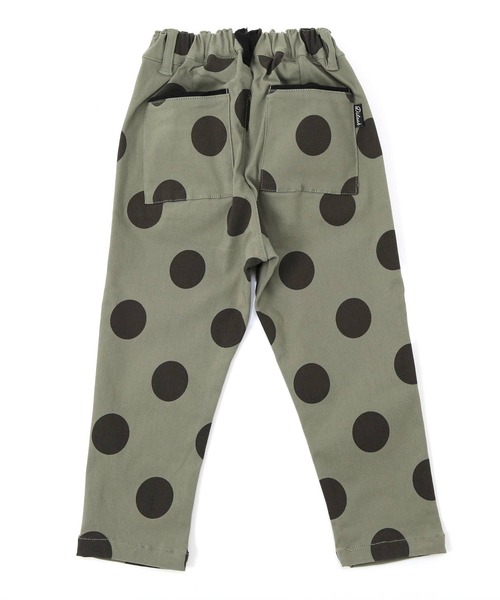 DILASH(ディラッシュ)の「ドット柄スーパーストレッチテーパードパンツ(その他パンツ・キッズ・カーキ/ブルー/レンガ・120/140/100/80/90/110/130/150)」の4枚目の写真