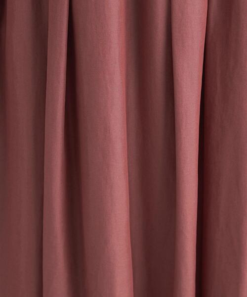 green label relaxing（グリーンレーベルリラクシング）の「スタンド ネック  ウエストゴム フレンチスリーブ ワンピース（ワンピース・レディース・オリーブ/ピンク/ロイヤルブルー・38/36）」の10枚目の写真