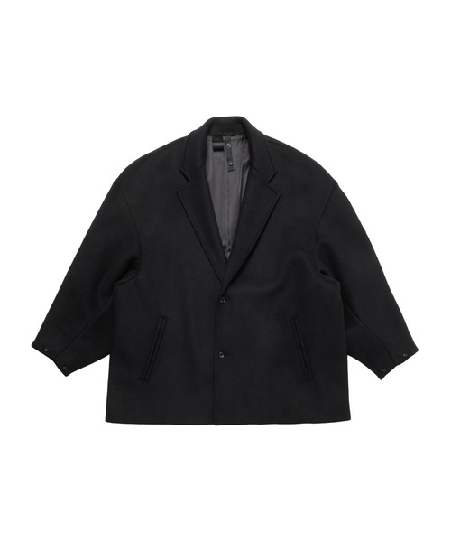 N.HOOLYWOOD（N.ハリウッド）の「CHESTERFIELD COAT（チェスターコート・メンズ・ブラック/カーキ/グレー・38/40/36）」の2枚目の写真