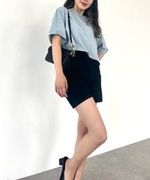 emutto | 【オリジナル】emutto刺繍 クロップT(Tシャツ/カットソー)