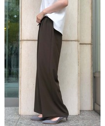 RIVE DROITE | 品のあるカジュアルスタイルを叶える　ドロストストレートワイドパンツ(その他パンツ)
