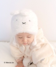 Miffy（ ミッフィー）の「【miffy】シャギーニット　帽子＆ソックスセット(Free)（ニットキャップ/ビーニー・キッズ）」