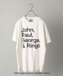 The Beatles | 【WEB限定】SHIPS: 〈THE BEATLES〉 メンバーネーム Tシャツ(Tシャツ/カットソー)