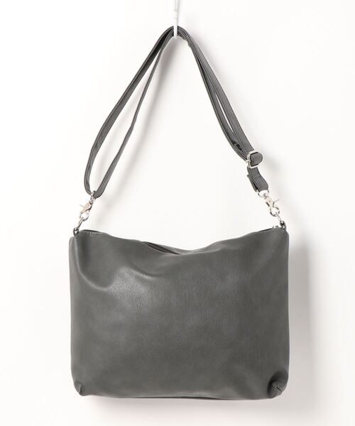 UNION STATION（ユニオンステーション）の「【ショルダーバッグ内蔵】３WAYトートバッグ（トートバッグ・メンズ・ブラック/グレー・FREE）」の5枚目の写真