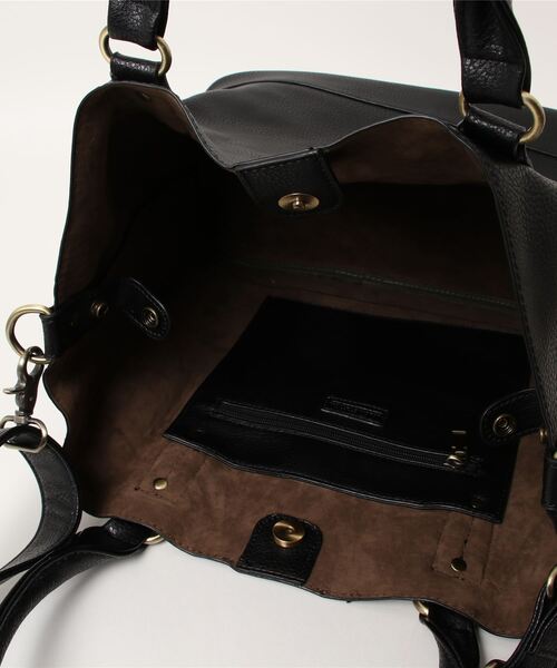 UNION STATION（ユニオンステーション）の「【ショルダーバッグ内蔵】３WAYトートバッグ（トートバッグ・メンズ・ブラック/グレー・FREE）」の16枚目の写真