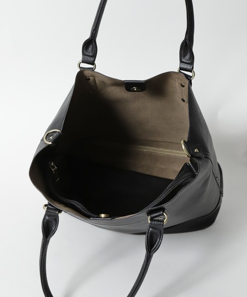 UNION STATION（ユニオンステーション）の「【ショルダーバッグ内蔵】３WAYトートバッグ（トートバッグ・メンズ・ブラック/グレー・FREE）」の4枚目の写真