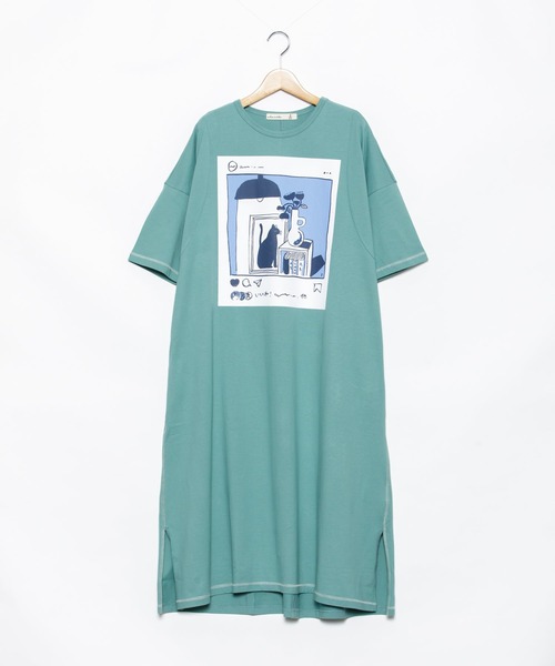 AS KNOW AS de base（アズノゥアズドゥバズ）の「とてもいいねワンピース（ワンピース・レディース・グレイッシュベージュ/グリーン/カーキ/ネイビー・FREE）」の4枚目の写真