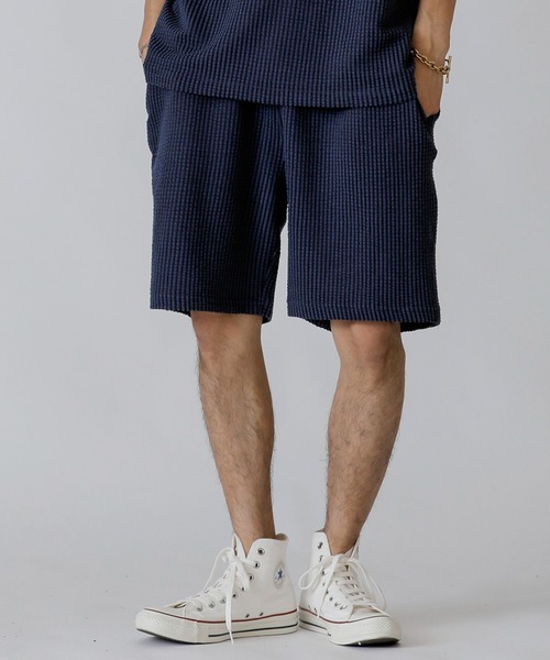 ADMIX/ATELIER SAB MEN（アドミックスアトリエサブメン）の「【Lounge wear】ビッグワッフル ／ リラックス イージー ショーツ（その他パンツ・メンズ・ブラック/ベージュ/ネイビー・48/50/52）」の13枚目の写真
