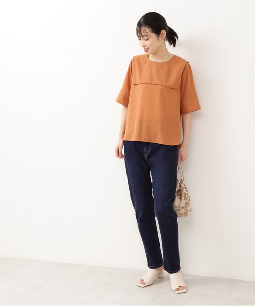 NATURAL BEAUTY BASIC（ナチュラルビューティーベーシック）の「テーパードデニム/0171230872（その他パンツ・レディース・ネイビー・SMALL/MEDIUM/X-SMALL）」の8枚目の写真