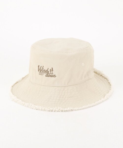 DOUBLE NAME（ダブルネーム）の「ダメージバケットハット（ハット・レディース・ブラック/ネイビー/キナリ・FREE）」の2枚目の写真