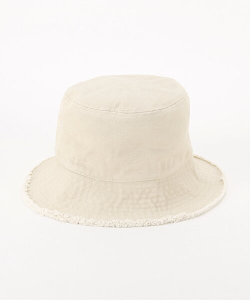 DOUBLE NAME（ダブルネーム）の「ダメージバケットハット（ハット・レディース・ブラック/ネイビー/キナリ・FREE）」の9枚目の写真