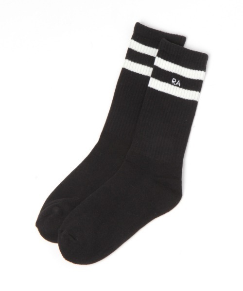 repipi armario(レピピ アルマリオ)の「ラインリブロングソックス(ソックス/靴下・キッズ・ホワイト/ブラック/ベージュ/ラベンダー/サックスブルー/レッド・FREE)」の3枚目の写真