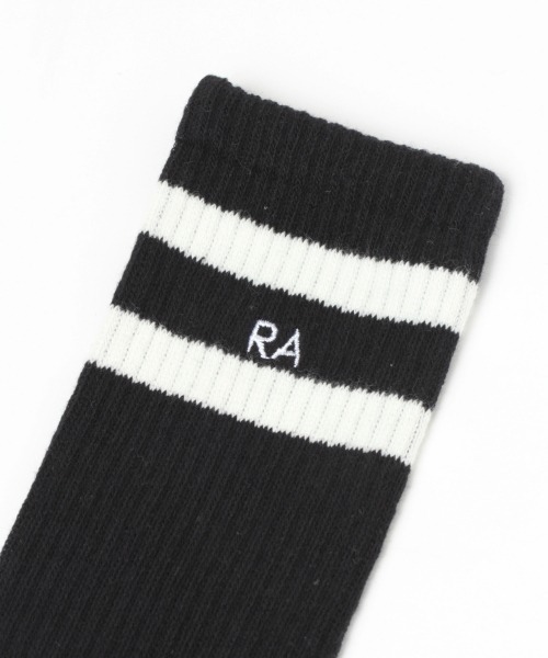 repipi armario(レピピ アルマリオ)の「ラインリブロングソックス(ソックス/靴下・キッズ・ホワイト/ブラック/ベージュ/ラベンダー/サックスブルー/レッド・FREE)」の7枚目の写真