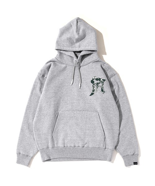APPLEBUM（アップルバム）の「"A"PPLEBUM Sweat Parka（パーカー・メンズ・ヘザーグレー/ネイビー/ホワイト/ブラック・MEDIUM/X-LARGE/LARGE/XX-LARGE）」の4枚目の写真