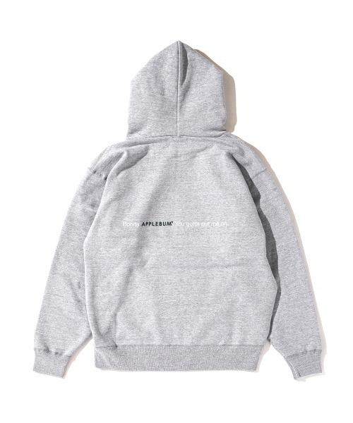 APPLEBUM（アップルバム）の「"A"PPLEBUM Sweat Parka（パーカー・メンズ・ヘザーグレー/ネイビー/ホワイト/ブラック・MEDIUM/X-LARGE/LARGE/XX-LARGE）」の16枚目の写真