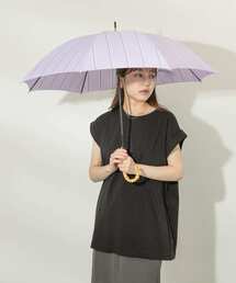 ameme | w.p.c　先染めストライプ晴雨兼用日傘(長傘)