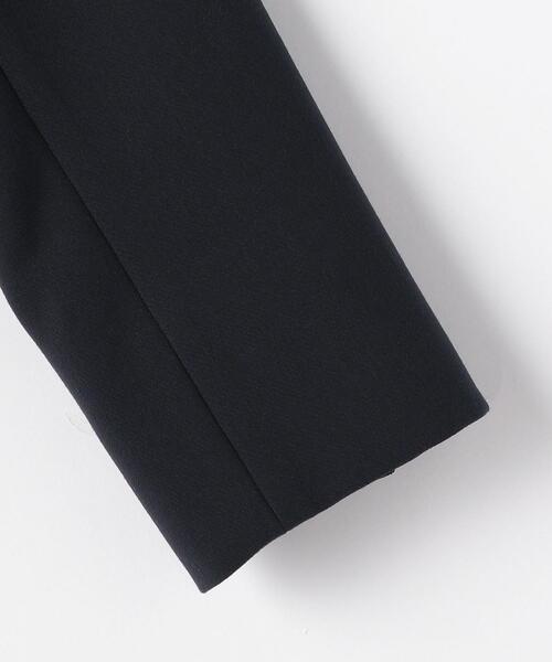 closet story（クローゼットストーリー）の「＜closet story（クローゼットストーリー）＞ダブルクロス カラーレスジャケット -ウォッシャブル-（ノーカラージャケット・レディース・ナチュラル/ベージュ/ネイビー・S/M/L）」の16枚目の写真