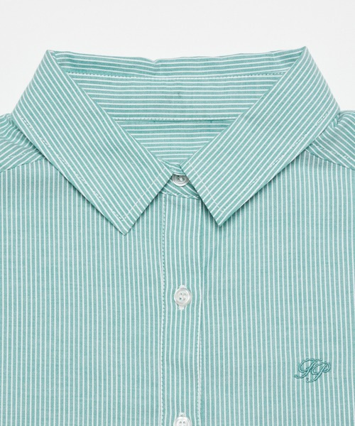 WHO'S WHO gallery（フーズフーギャラリー）の「FPボーイズシャツ（シャツ/ブラウス・レディース・ベージュ/ブルー/グリーン/ブラック・FREE）」の8枚目の写真